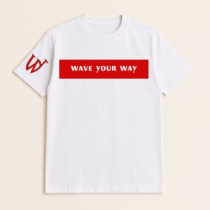 Wave Your Way Graphic Tee – White